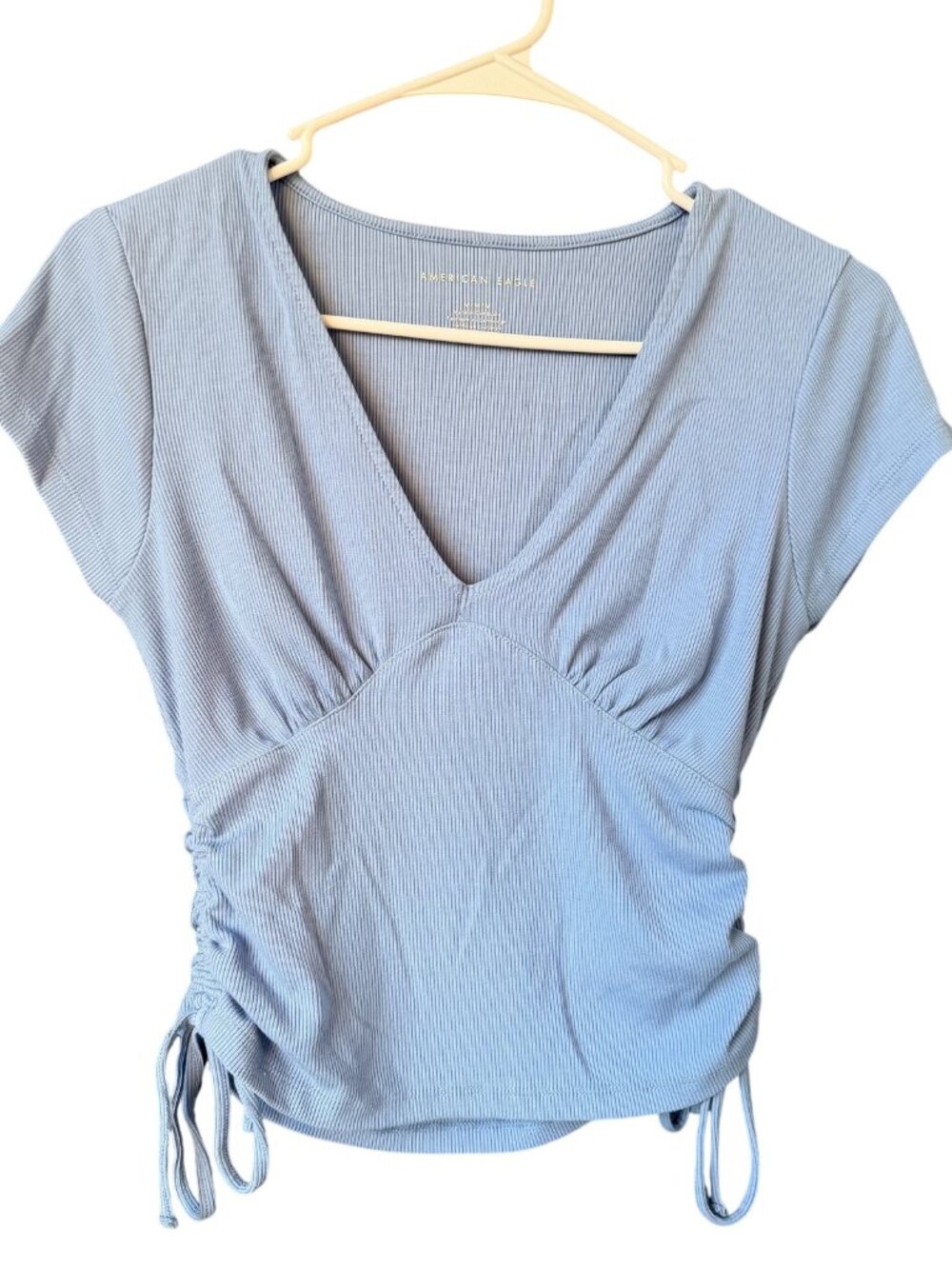 american eagle v-neck tie top